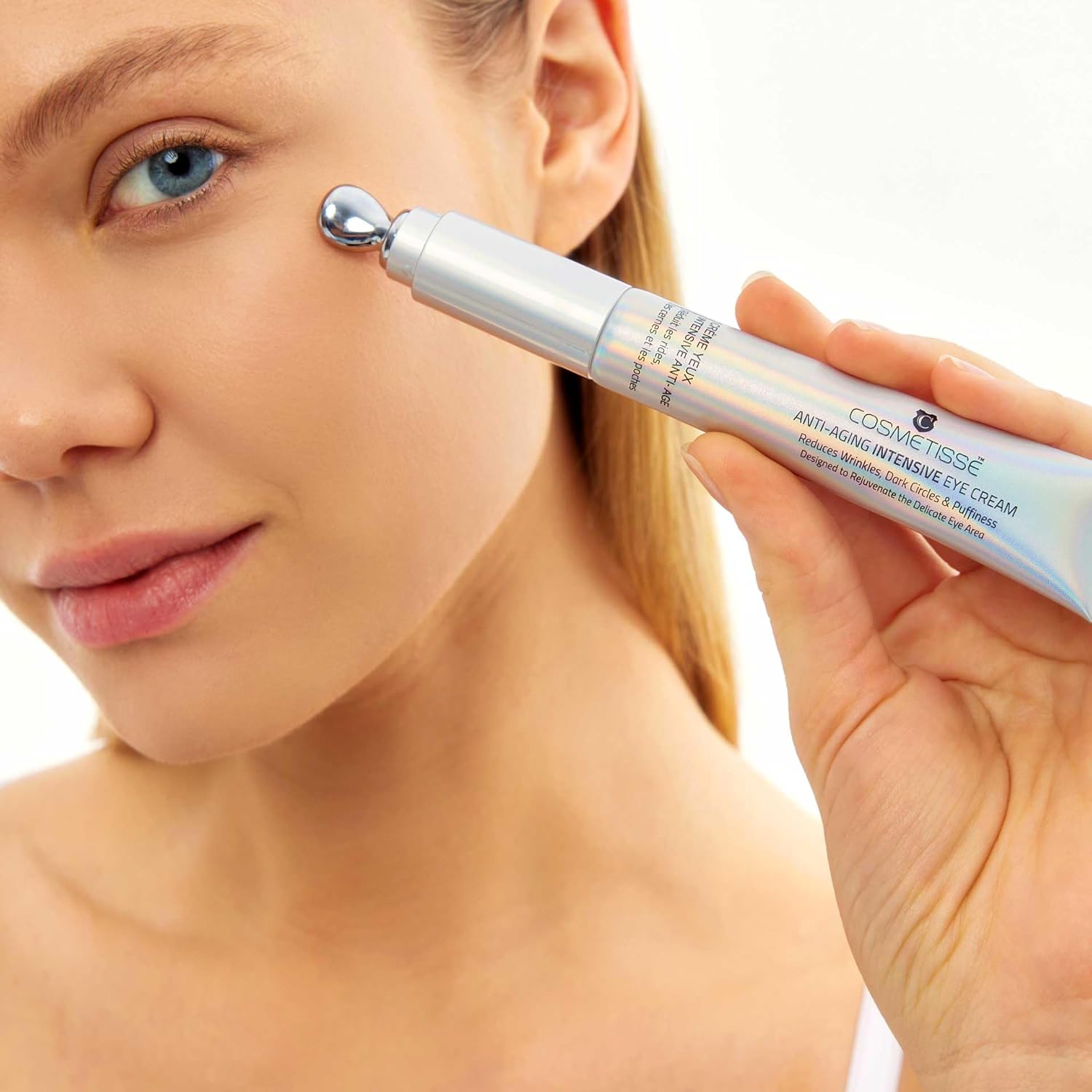 Cosmetisse Eye Care Bundle – CaviarLux Serum & Intensive Eye Cream with Snail Secretion, Vitamin E & Shea Butter – Firming, Lifting & Hydrating for Wrinkles & Dark Circles