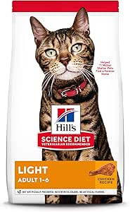 Hill's Science Diet Dry Cat Food: Adult Light Chicken 7 lb