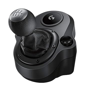 Câmbio Logitech G Driving Force - Compatível com Volantes Logitech G29, G920 e G923 para PS5, PS4, Xbox Series X|S, Xbox One e PC