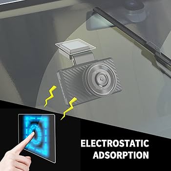 Windshield Static Stickers For Dash Cam ETC 3M Film Bracket Transparent Fixing Stickers Tachograph Clear Electrostatic Sticker