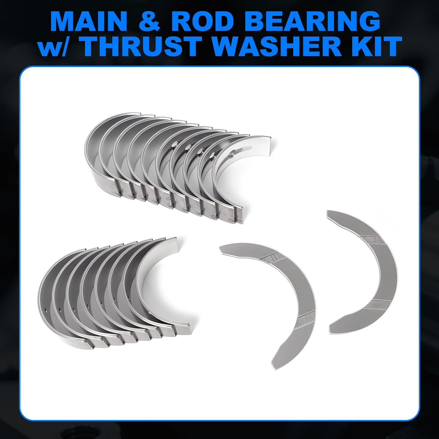 G4KH 2.0T Engine Overhaul Rebuild Kit w/Crankshaft, Head Gasket & Connecting Rod, Fit for Hyundai Elantra/Tucson/Sonata, for Kia Soul/Forte/Sportage 2.0L, 23111-2G400