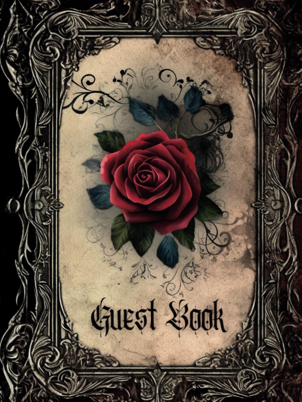 Guest Book: for Wedding with Gothic Theme for Guest to Sign-in
