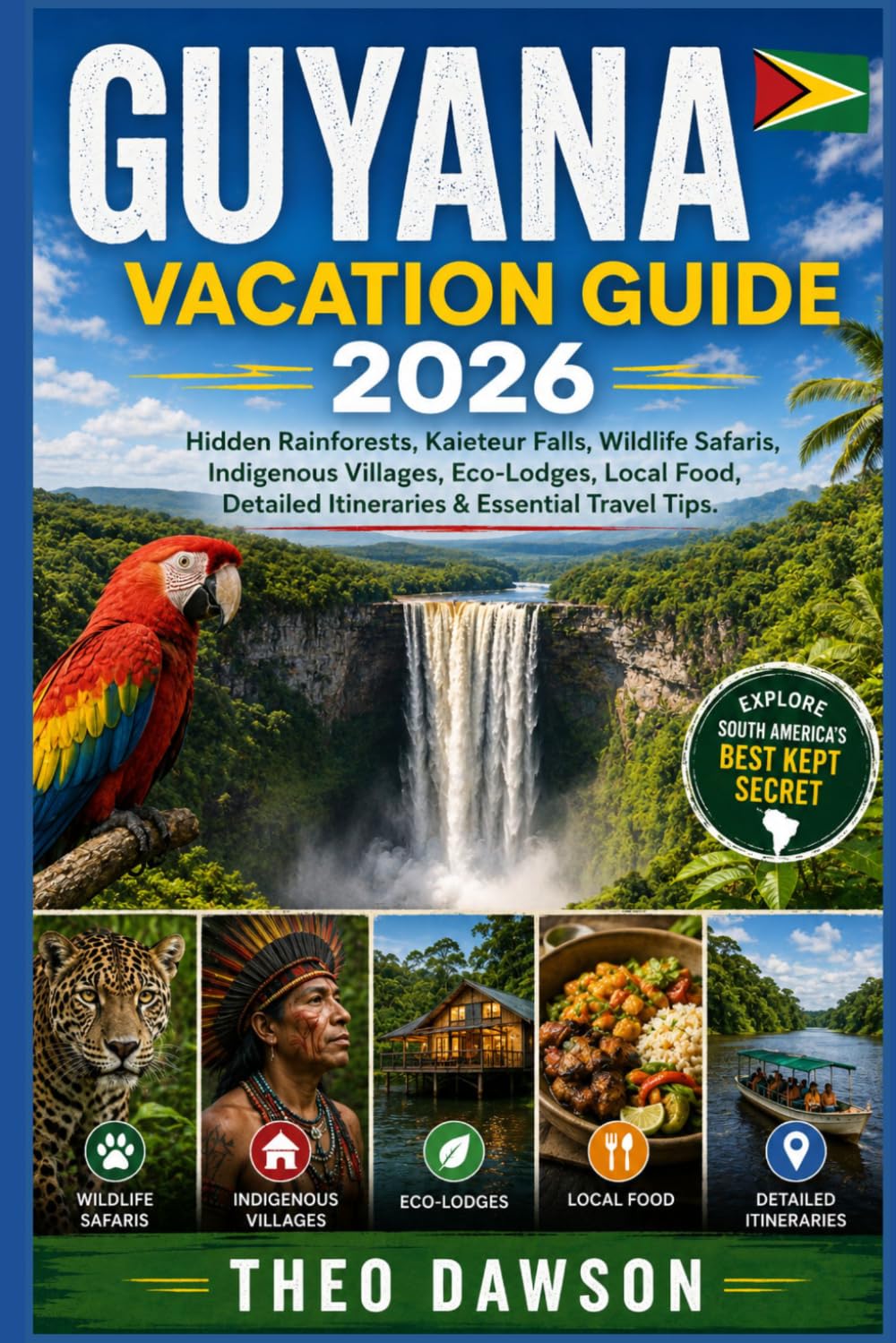 GUYANA VACATION GUIDE 2026: Hidden Rainforests, Kaieteur Falls, Wildlife Safaris, Indigenous Villages, Eco-Lodges, Local Food, Detailed Itineraries & Essential Travel Tips (Travel With Ease)