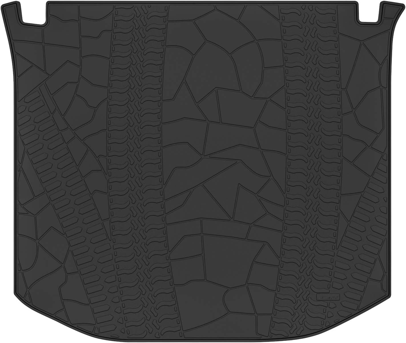 Cargo Liners Custom Fit for Jeep Grand Cherokee 2011-2021/Grand Cherokee WK 2022 2023 (Non L) Trunk Mats Full Black Rubber for All Weather Heavy Duty Odorless