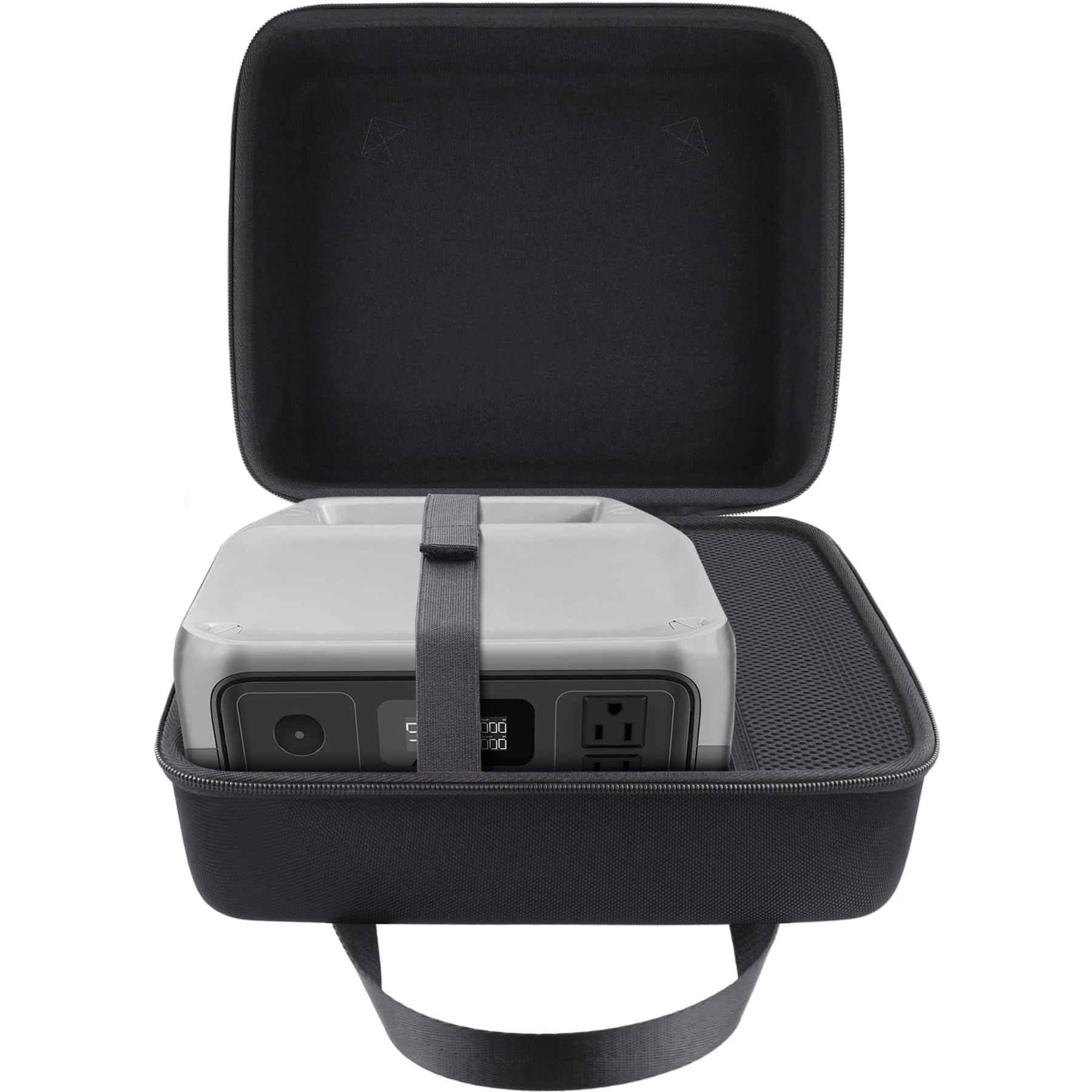 co2CREA Duro Viajar Caja Estuche Funda para EF ECOFLOW Estación energía portátil RIVER 2 256Wh LiFeP04 Generador solar(Funda Solo,Case Only)