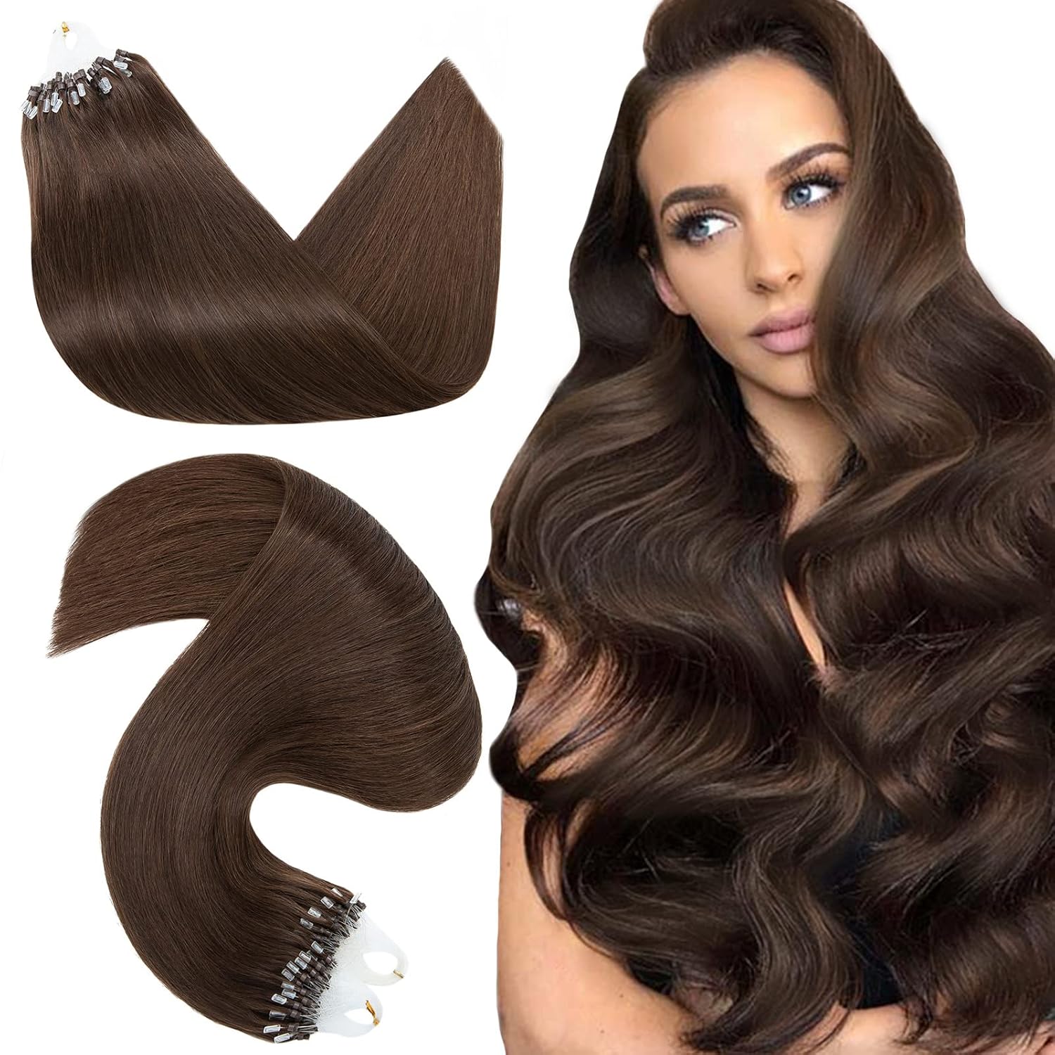 Hairro Microlink Hair Extensions Human Hair Micro Loop