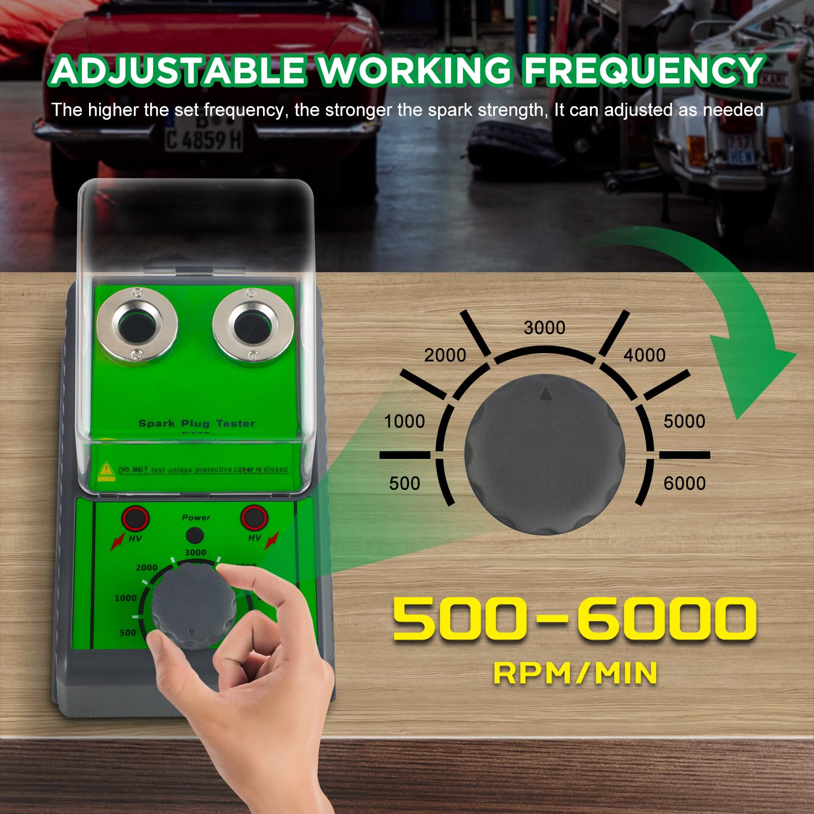 ARAMOX Testeur D'étincelles Testeur De Bougie D'allumage, Outil De