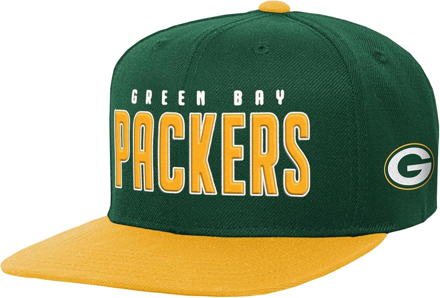 NFL Kids Youth 8-20 Official Team Lock Up Wordmark Primary Logo Snapback Adjustable Hat Cap - One Size
