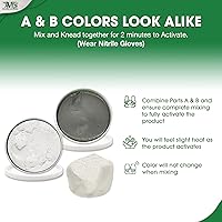 Vista 7 de Aves-Apoxie Sculpt - 2 Part Modeling Compound (A & B) - 4 Pound, White/Stone White