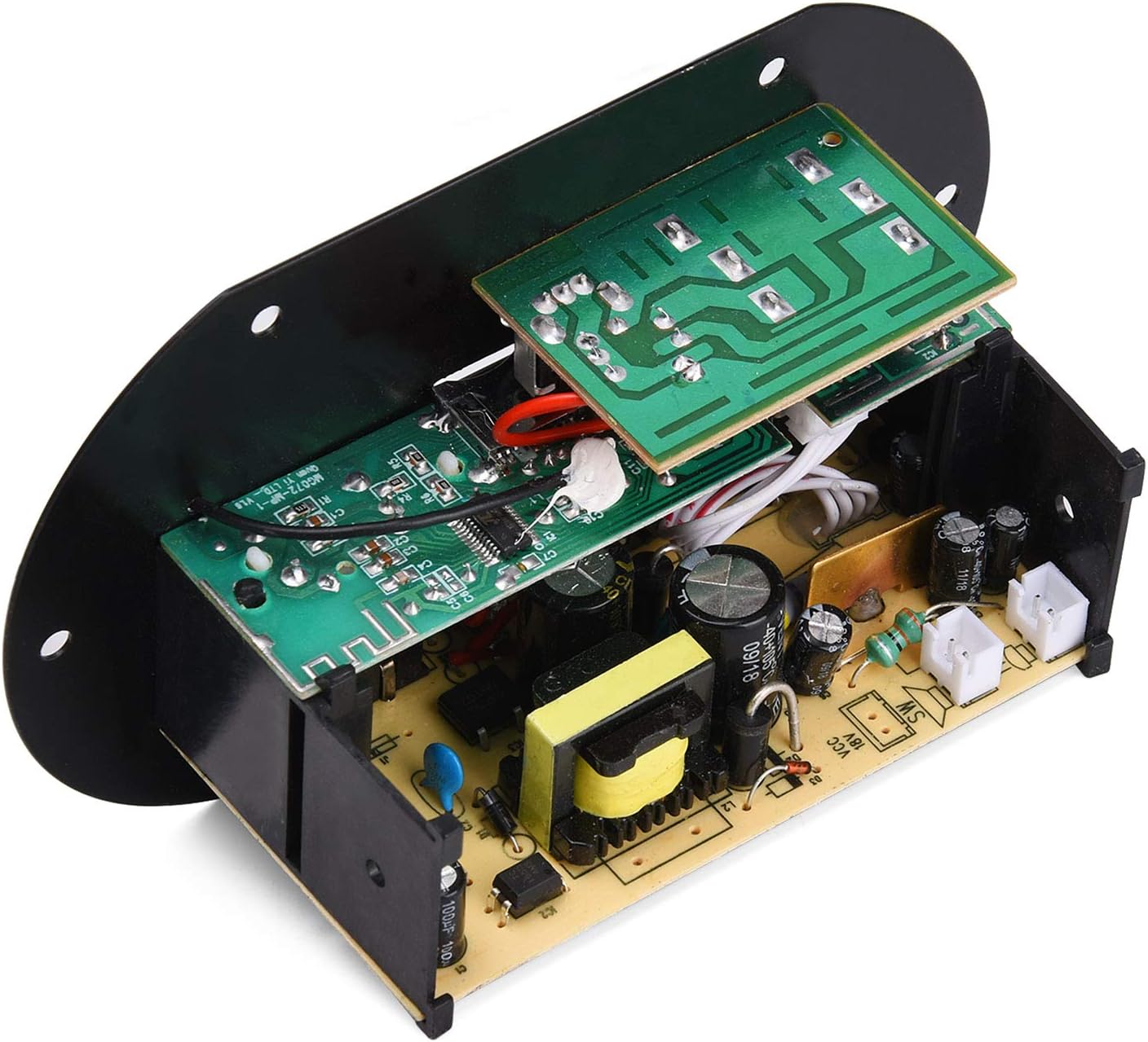 120W Car Subwoofer High Power HiFi Bass Bluetooth Amplifier Board Support FLAC APE WAV WMA MP3 Decoding DC 12V/ 24V/ AC100V-240V