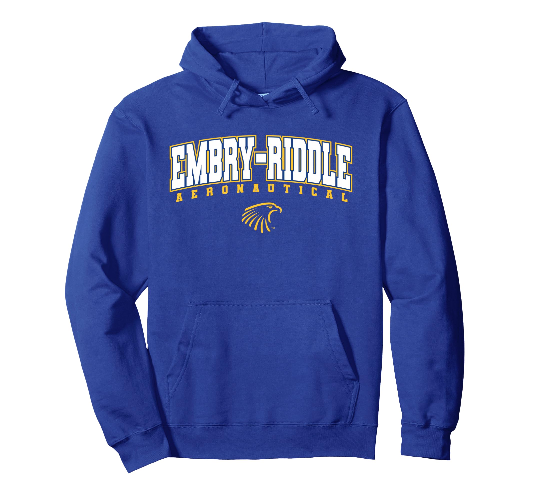 Embry-Riddle ERAU Eagles Arch Logo Pullover Hoodie