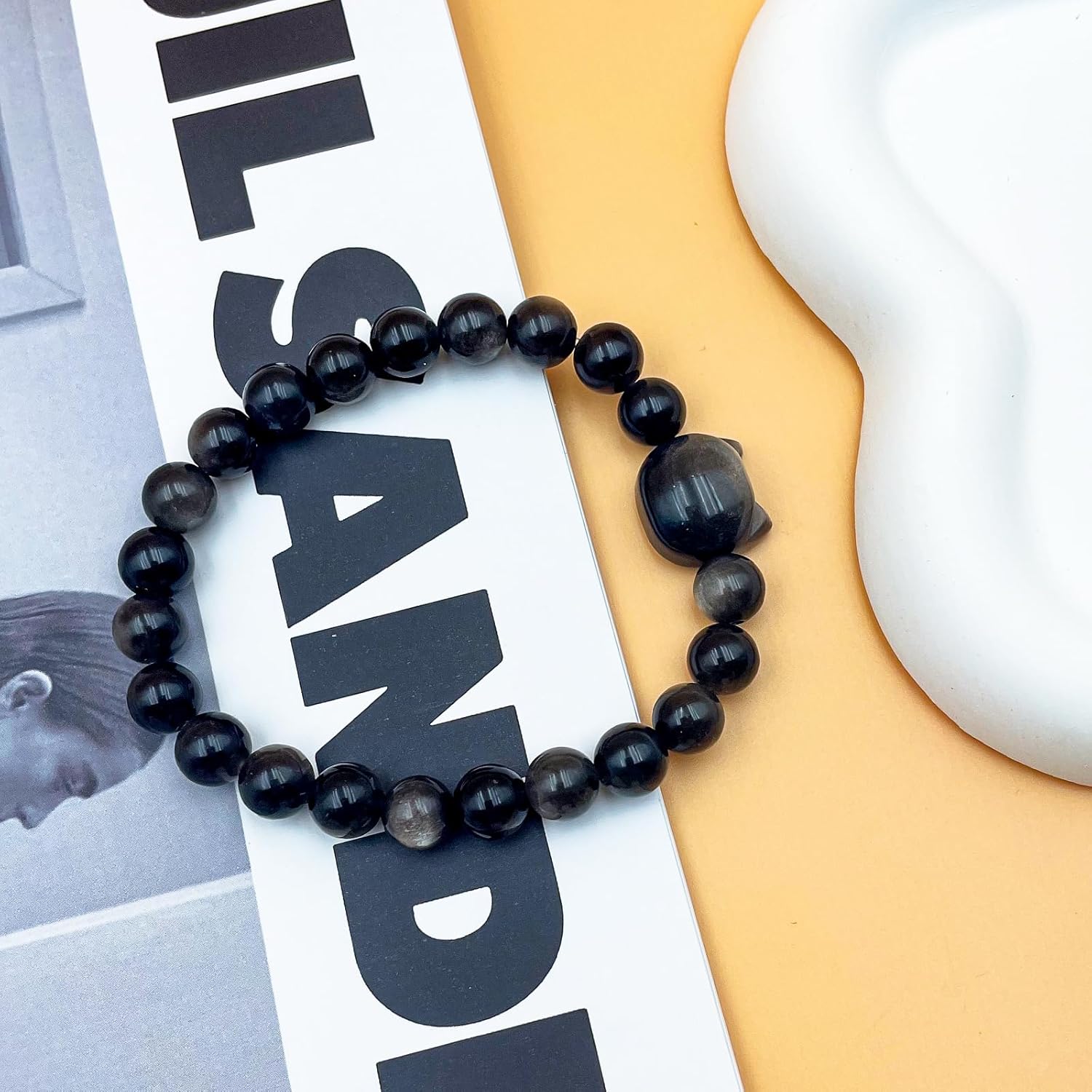 Feng Shui Bracelet Good Luck Gifts Charms Lucky Black Cat Lover Gifts For Women Friends Feng Shui Bracelets For Birthday Christmas Crystal Bracelet Spiritual Gift Ideas - Image 3