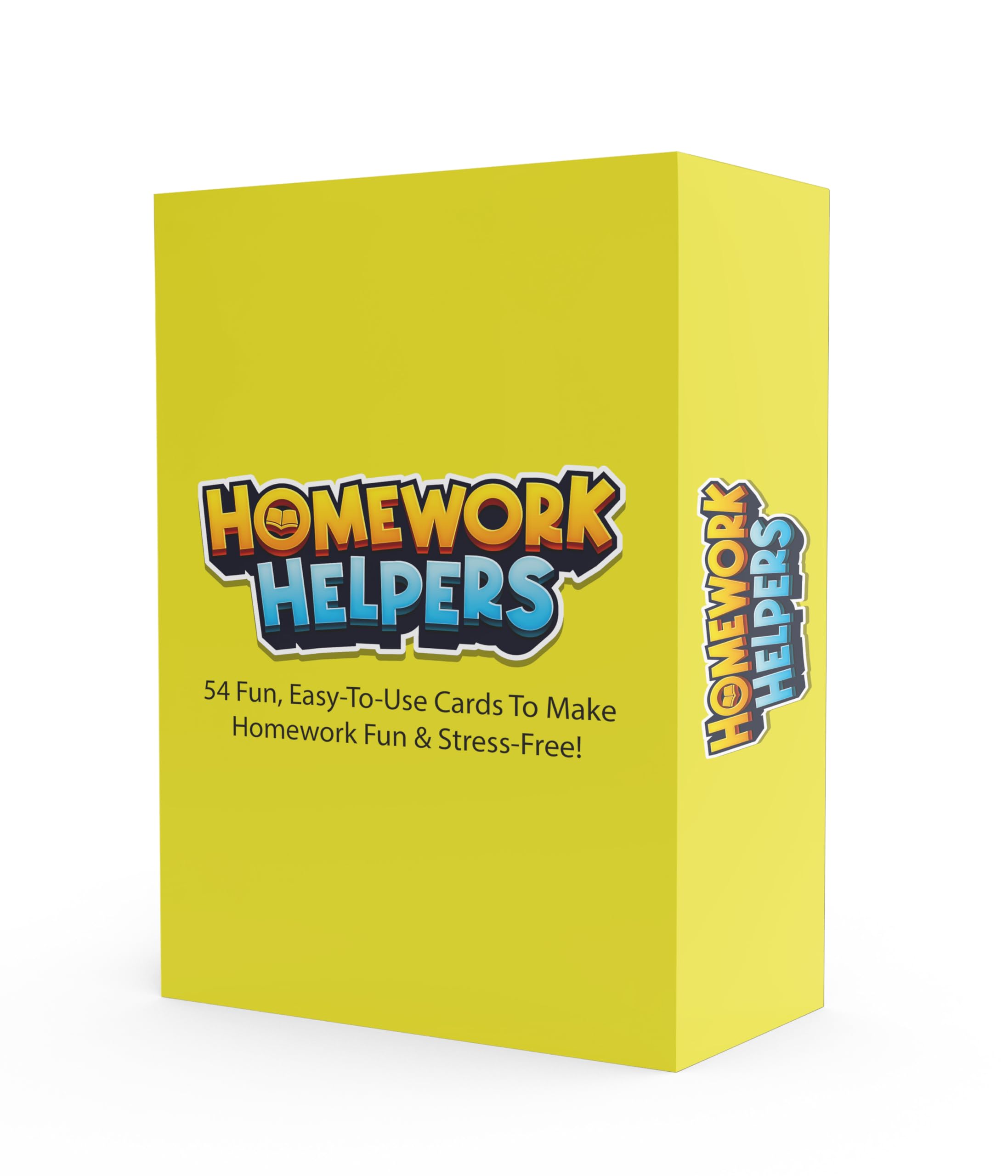 Homework Helpers Flash Cards – 54 Educational Activity Cards for Kids | SEN-Friendly, Focus-Boosting Homework Support Tool for Ages 6+