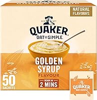 Quaker Oat So Simple Golden Syrup Porridge Sachets, 50 x 36g
