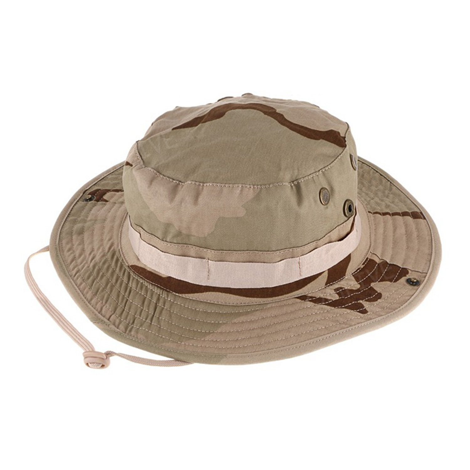 Qmfive Unisex Dc Tactical Boonie Hat, Camouflage Rounded Hat Fisherman Sun Protection Cap For Outdoor Airsoft Paintball Climb Camping (1, )