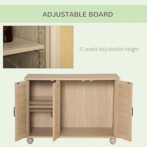 Miniatura 6 de PawHut Mesa auxiliar con caja de arena para gatos, almacenamiento oculto para baño con cojín suave, casa de gatitos con ratán de polietileno,