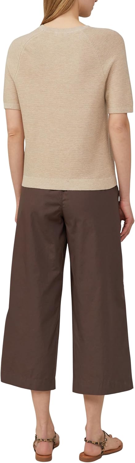 s.Oliver BLACK LABEL Gebreide pullover met boothals in oranje online
