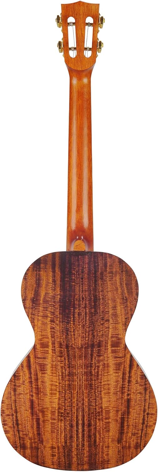 Mahalo MA4KA Artist Elite Series Baritone Ukulele, Photo Flame Koa