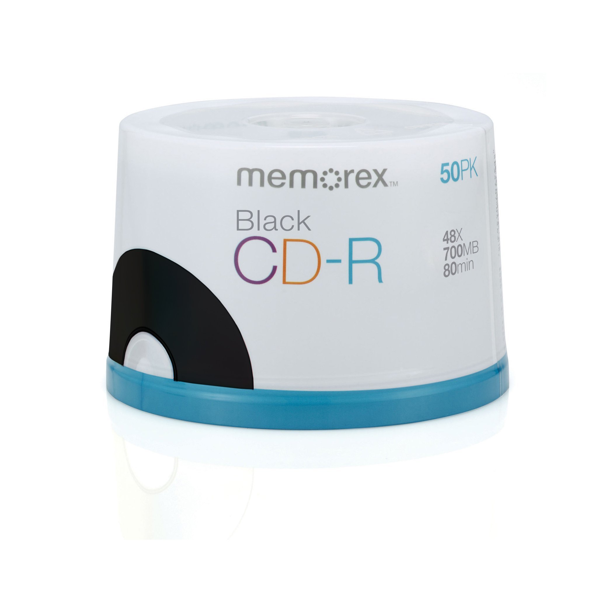Amazon.com: Memorex 700MB/80-Minute 48x CD-R Media Black, 50-Pack