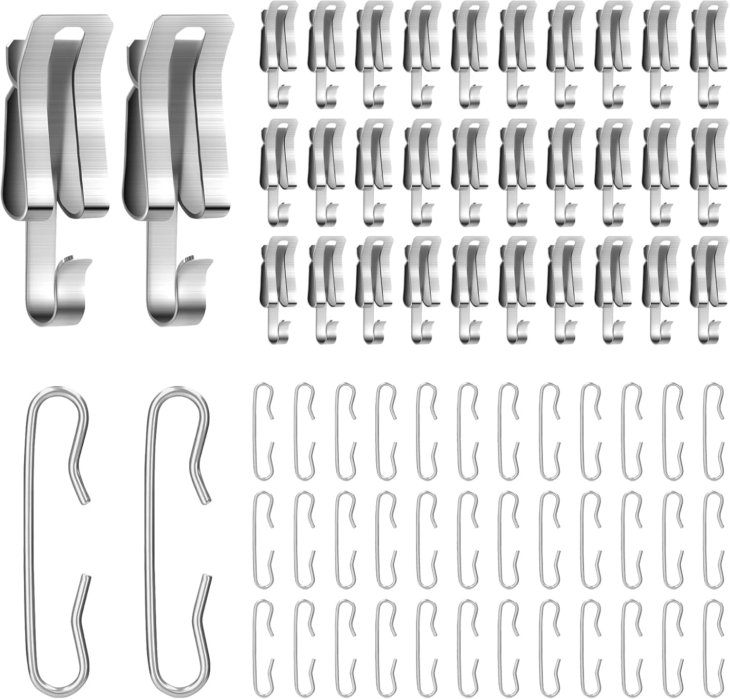Clips de câble de chauffage de toit et kits d'espacement pour fonte de neige gelée - 70 pièces