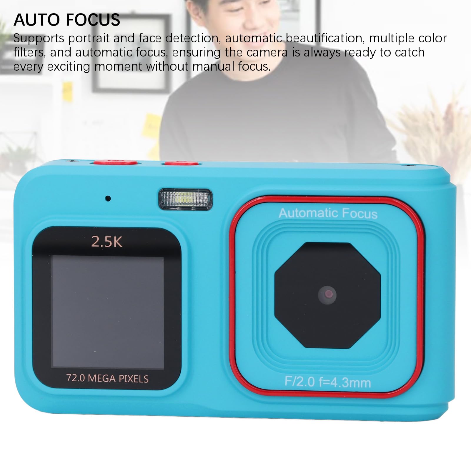 Amazon.com: GOWENIC Digital Camera, 72MP 2.5K Ultra HD Vlogging