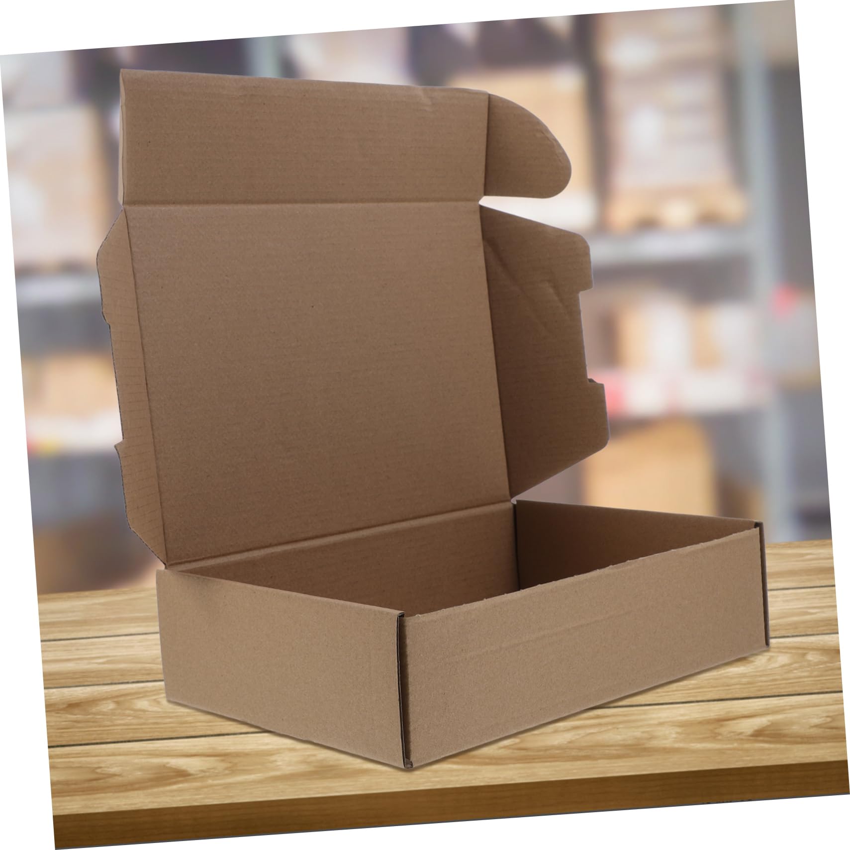 Housoutil 25piezas Cajas De Envío Planas Cajas De Embalaje Soportes Para Embalaje Exprés Para Envío Postal y Almacenamiento