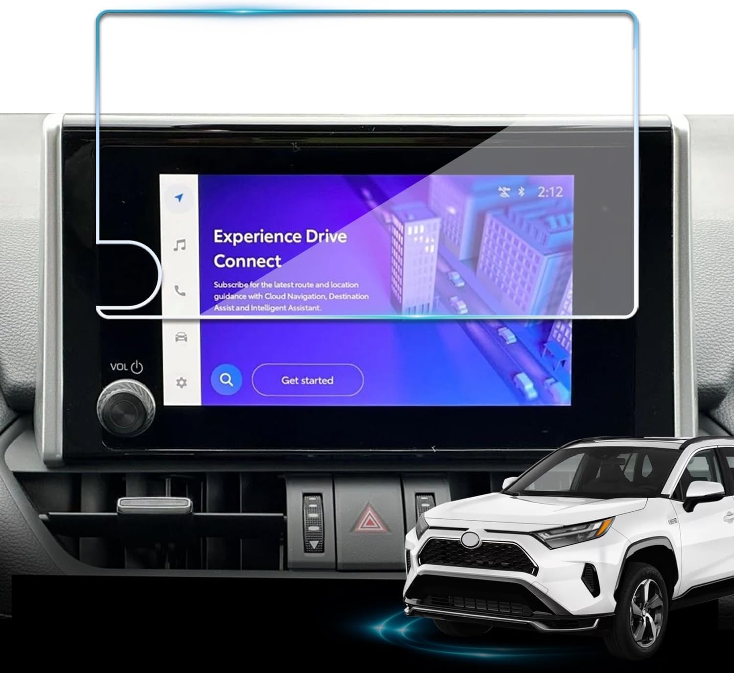 Screen Protector for RAV4 2023-2025, Tempered Glass Protective Film