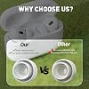 Replacement Ear Tips for AirPods Pro (3 Pairs) – Compatible with AirPods Pro 1st & 2nd Gen – Noise Reduction Silicone Tips, Secure Fit & Fits in Charging Case