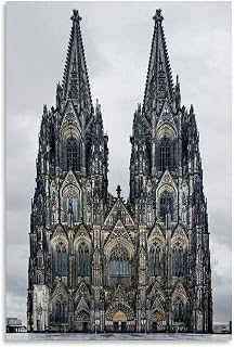 Cologne Cathedral Poster 1 Canvas Art Poster And Wall Art Picture Print Modern Family Bedroom Decor Posters 08x12inch(20x30cm)