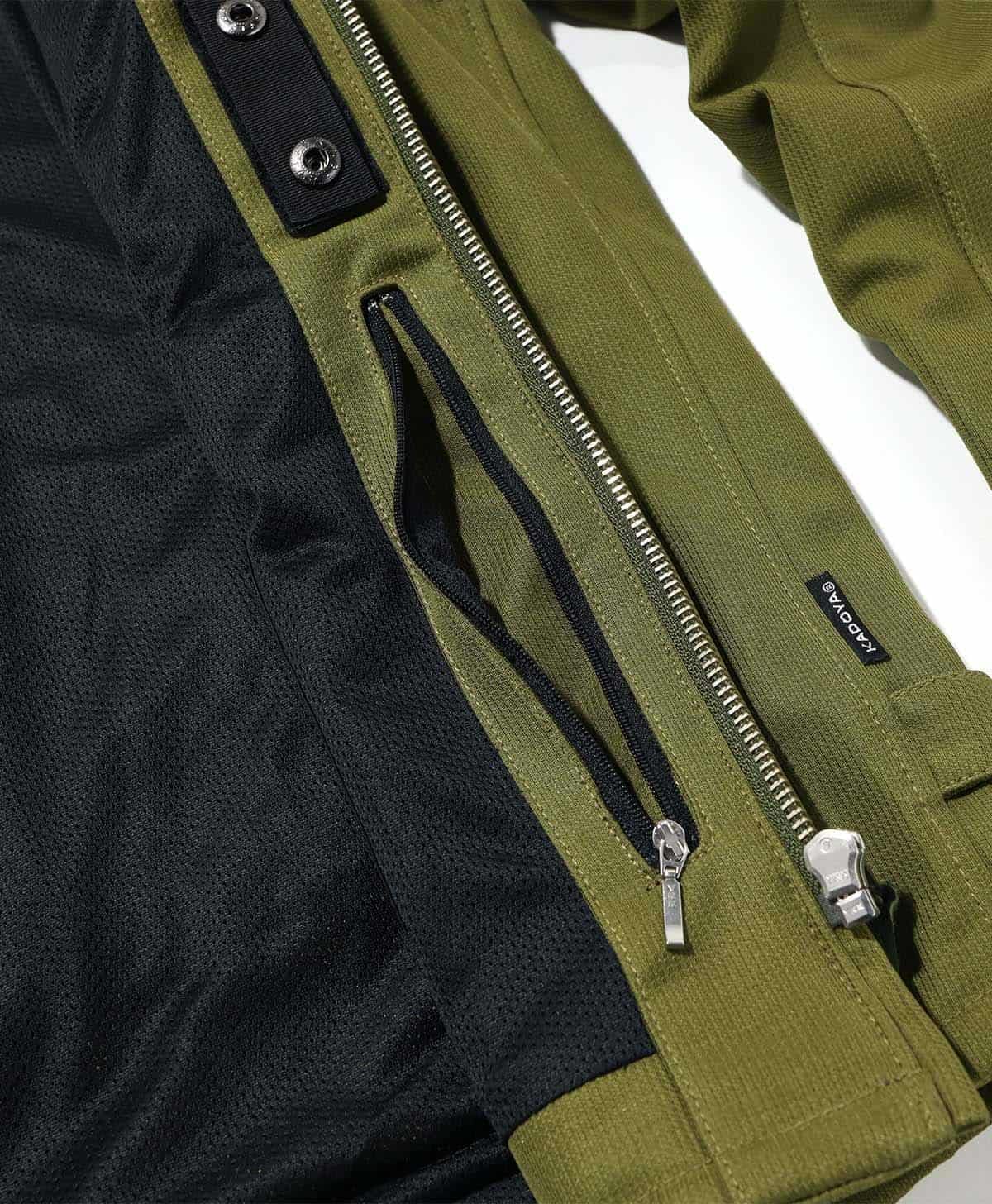 KADOYA メッシジャケット　MR-2 グリーン カドヤ KADOYA カドヤ MR-2 No.6256 シングルライダース