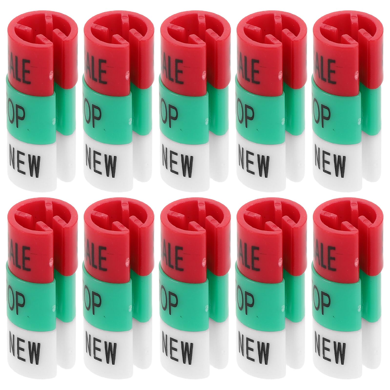Étiquettes pour cintres Ipetboom : 60 pièces colorées pour le codage de vêtements en stock