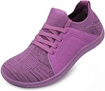 JIASUQI Womens Barefoot Shoes Wide Toe Minimalist Walking Shoes Breathable Zero Drop Shoes Fashion Sneakers for Running Trail