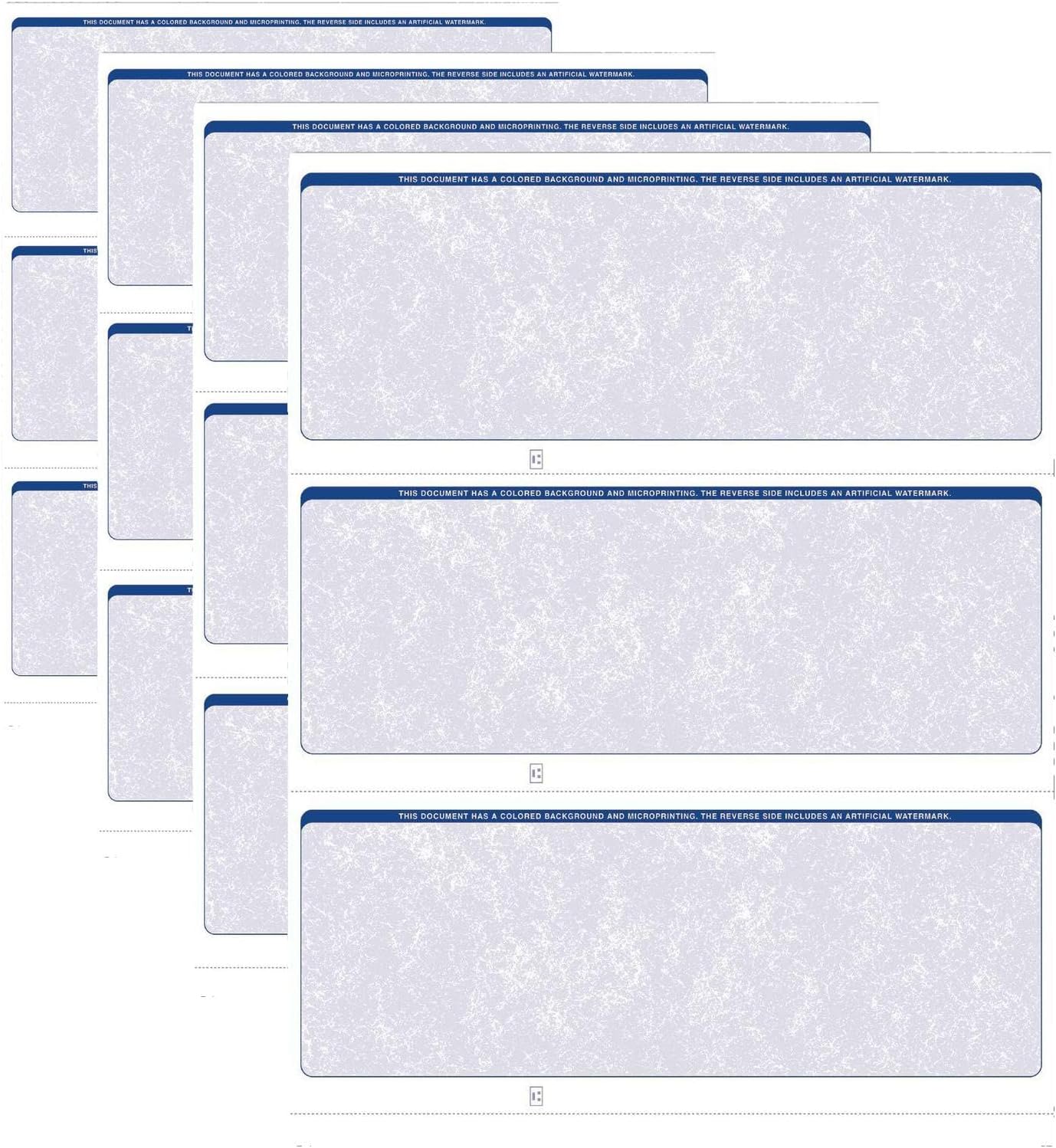 VersaCheck ValueChex - 1500 Blank Business Standard Checks - Blue Classic - 500 Sheets Form #3000