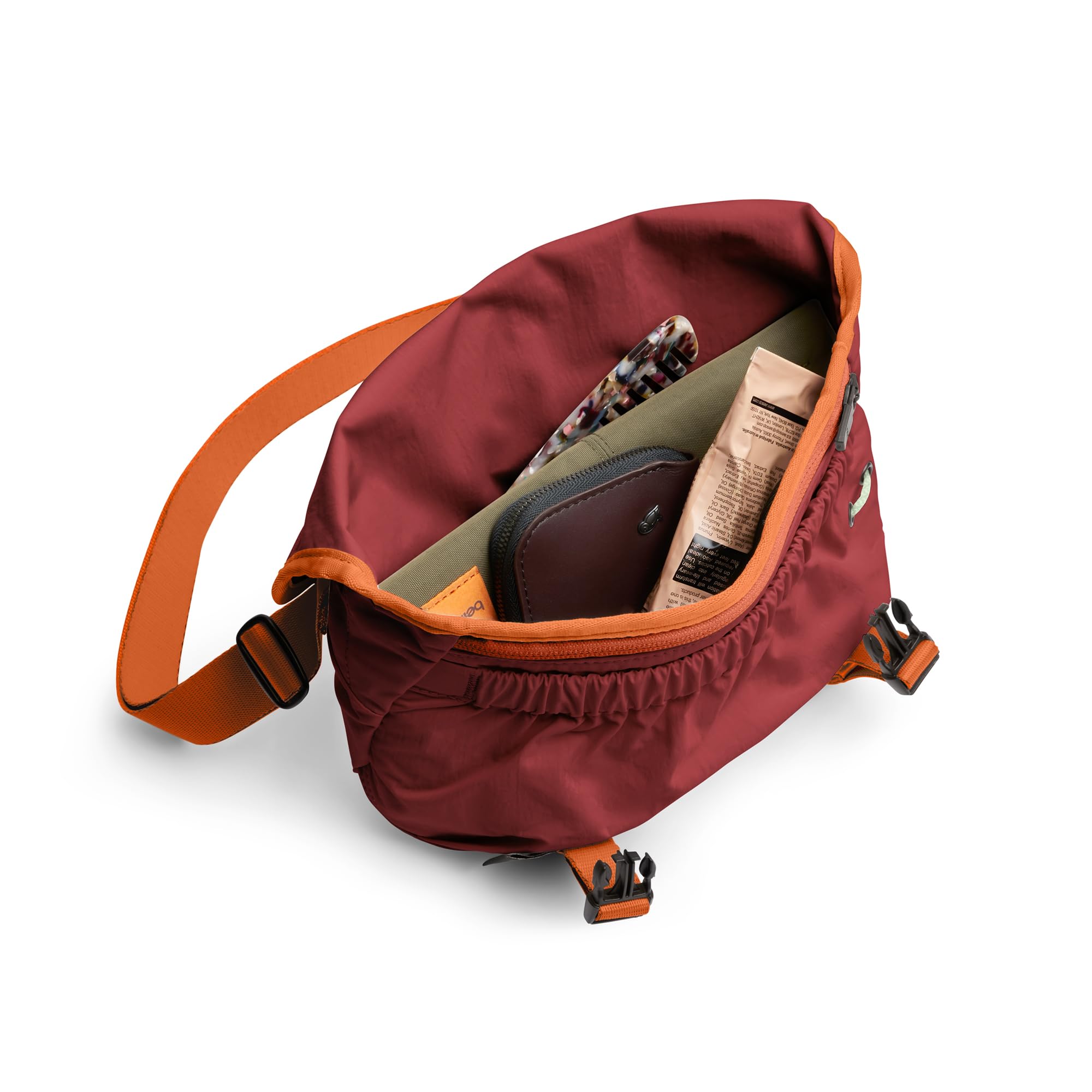Bellroy Cinch Mini Messenger – Jahr des Pferdes Edition (6L leichte, kompakte Umhängetasche) - Crimson