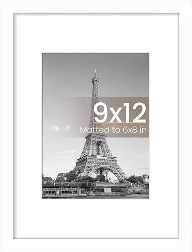 Vista 113 de upsimples - Portarretratos de 8.5 x 11 pulgadas, para fotos de 6 x 8 pulgadas con paspartú o de 8.5 x 11 pulgadas sin paspartú, marcos de fotos
