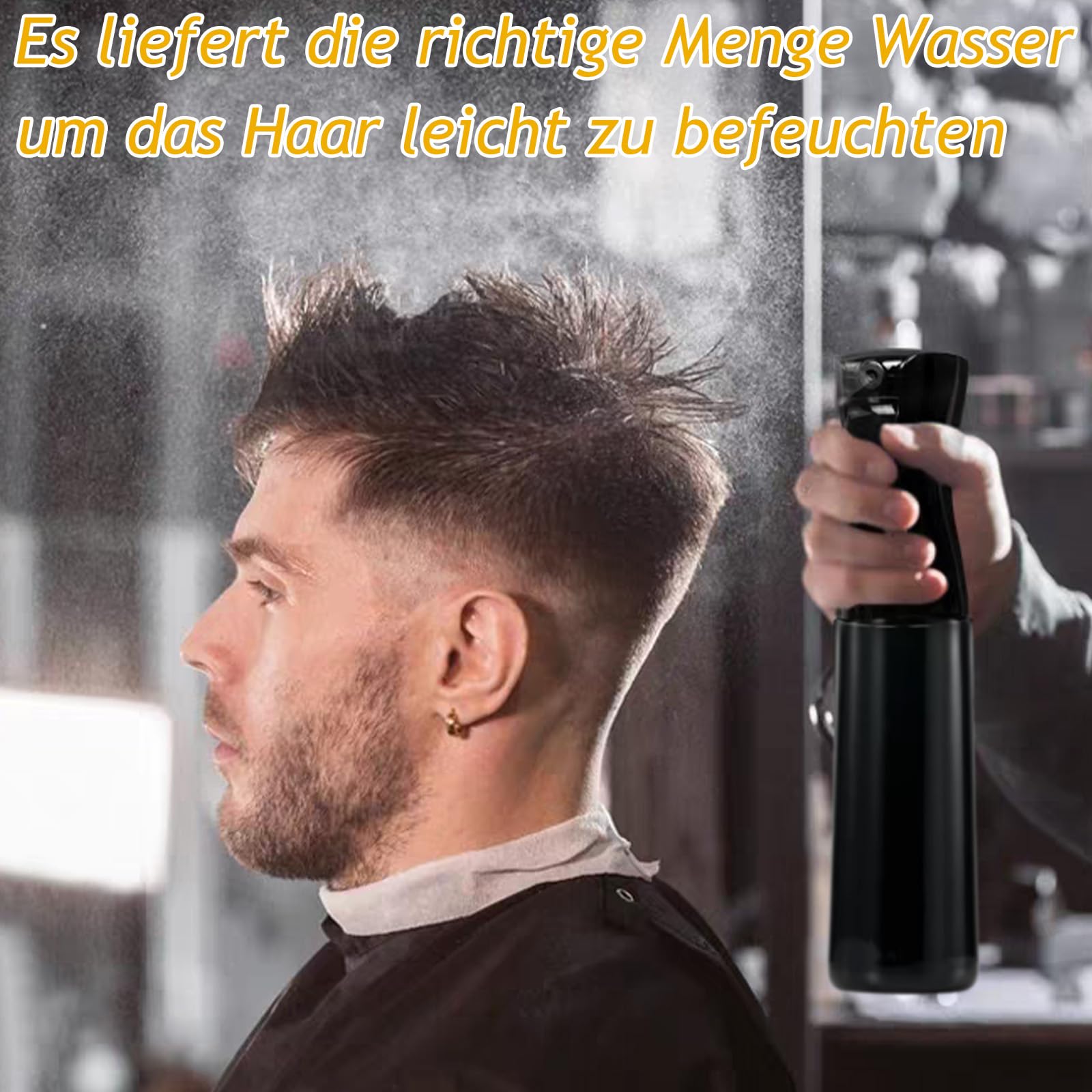1 sztuka Ultra Fine Continuous Spray Water Bottle Water Atomizer do roślin, ogrodu, czyszczenia zwierząt domowych, fryzjera, pielęgnacji samochodu, puste butelki z
