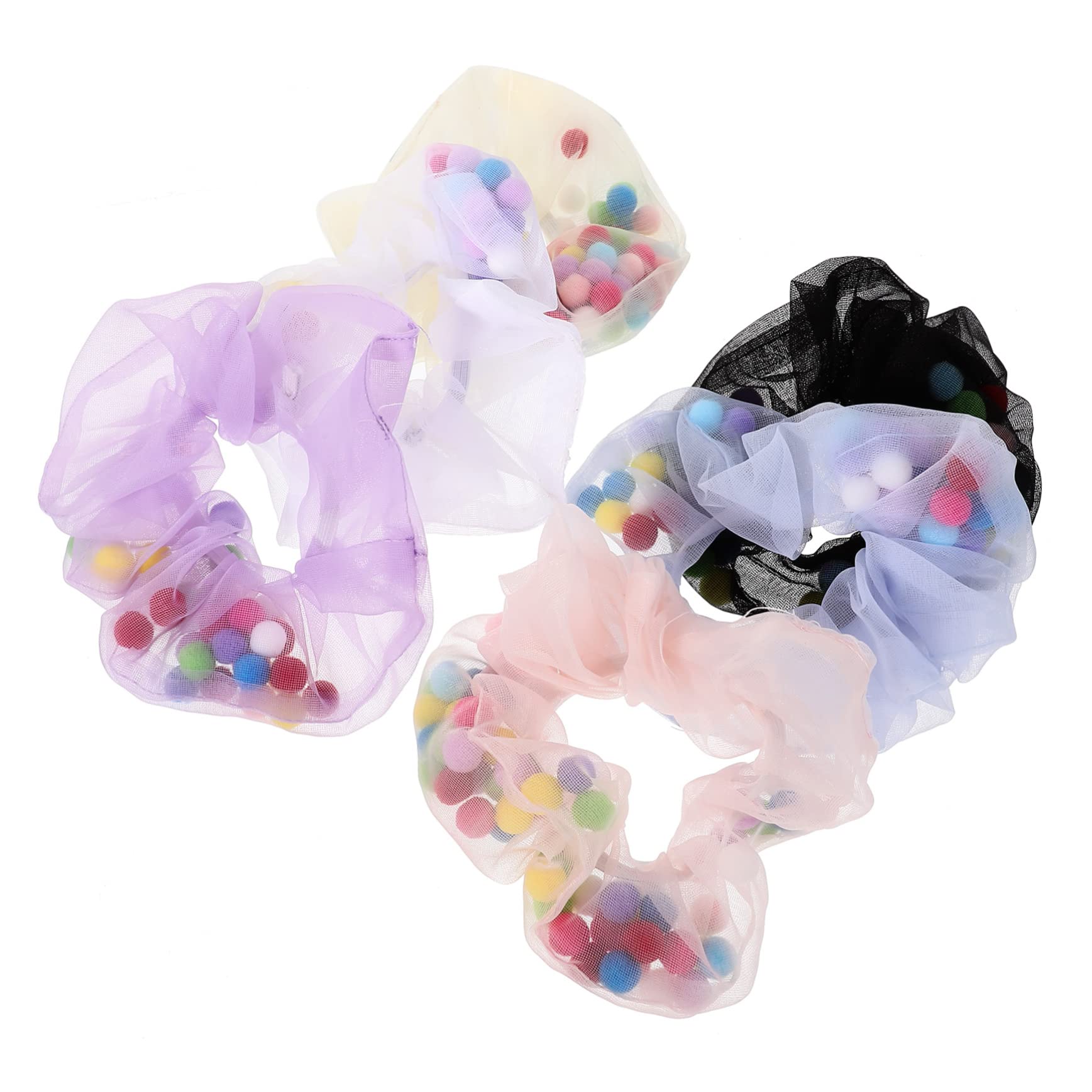 FOMIYES 30piezas Scrunchies De Pelo De Accesorios De Cabello Para Mujeres y Niñas Elásticos y Suaves Para Uso Diario y Ocasiones Especiales