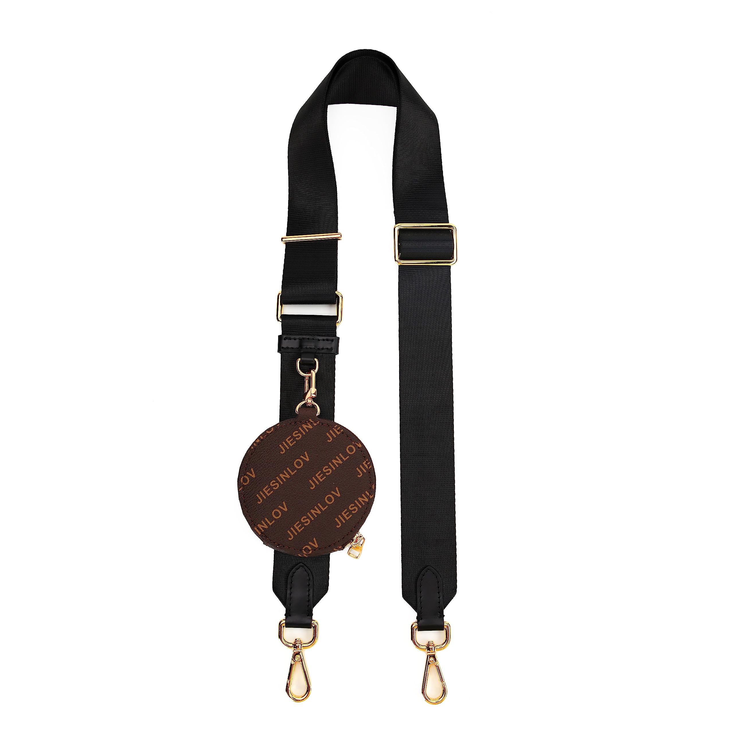 Jiesinlov Black Purse Straps Replacement Crossbody Shoulder for HOBO Handbag Adjustable