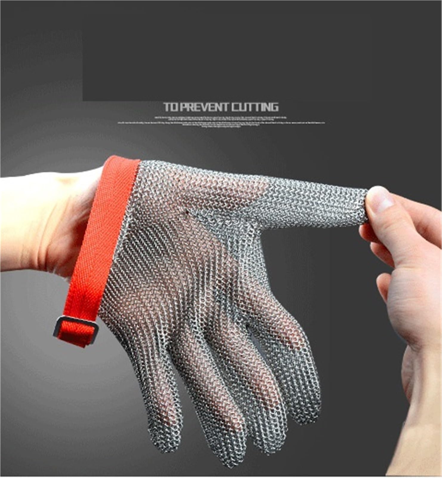 Guantes Anticortes, Guantes resistentes a cortes, guantes de malla de alambre, guantes de metal resistentes a motosierras, guantes de hierro | L