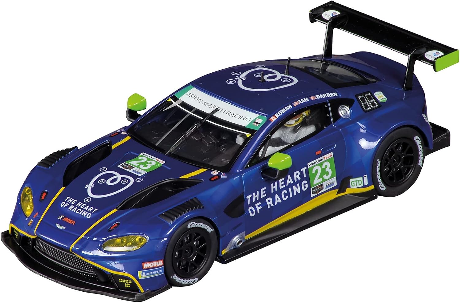Carrera 30995 Aston Martin Vantage GT3 Heart of Racing No.23 1:32 Scale Digital Slot Car Racing Vehicle Digital Slot Car Race Tracks