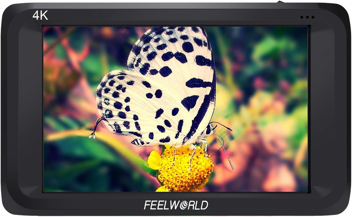 FEELWORLD 4.5 Inch 3G-SDI On-camera Monitor with 4K HDMI Input IPS 1280X800 S450-M