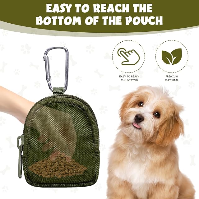 Foto 4 de 7 de Bolsa para golosinas para perros, 4 bolsas de golosinas para perros, 2 bolsas negras