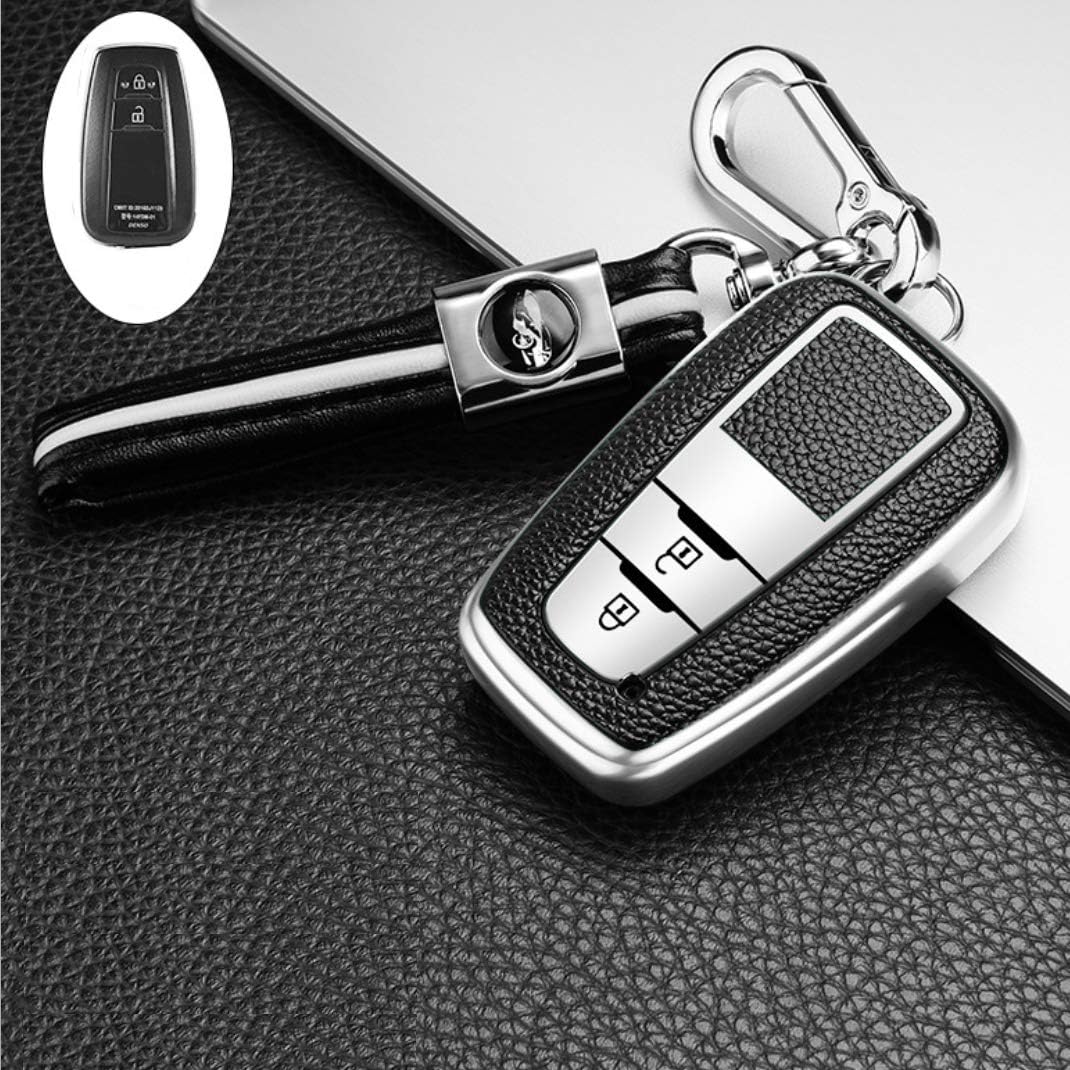 Amazon Ontto トヨタ スマート キーケース キーカバー キーホルダー オシャレ 手触りいい 高級 Toyota C Hr 新型 クラウン 50系 プリウス 70カムリ ランドクルーザー プラド 150 後期 リモコンケース 車用 鍵 保護 カバー シリコン 柔らかい 車 バイク