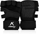 ArrowMax Gym Gloves with Wrist Support for Men & Women | Weight Lifting Workout Gloves with Grip & Palm Protection | Breathable Training Gloves for Gym, Crossfit, Fitness, Cycling gallery image