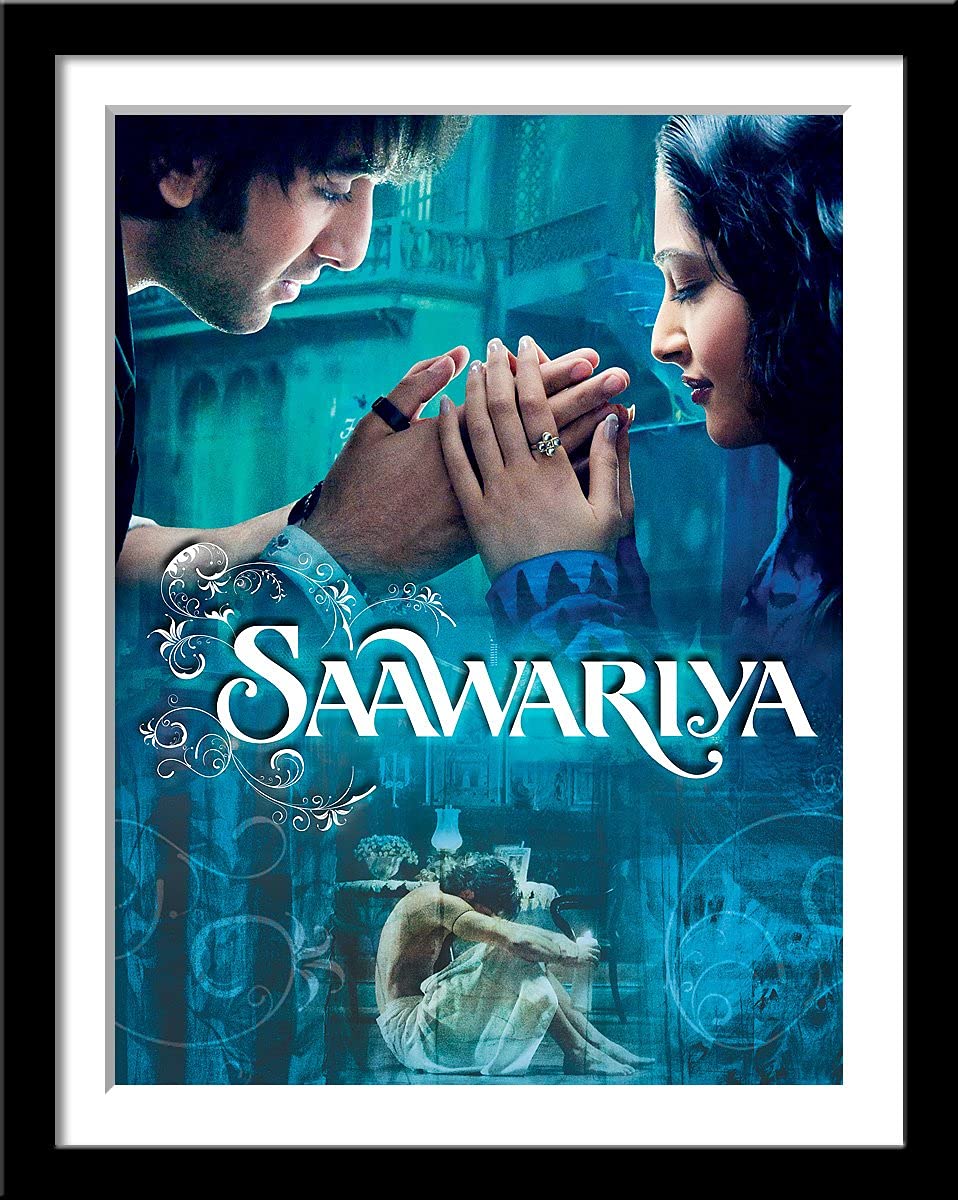 Tallenge - Saawariya - Ranbir Kapoor - Bollywood Hindi Movie Poster - Small Framed Poster(Paper,12 x 17 inches, Multicolour)