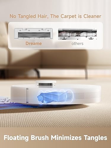 Miniatura 6 de DREAME Aspiradora robot C20 Plus, 90 días de autovaciado y trapeador, aspirador robótico de succión de 6000 Pa, navegación LiDAR, control de