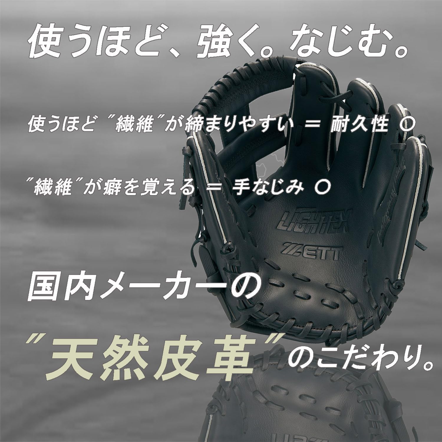 Zett BSGB3910A Soft Baseball and Soft Gloves, All-Round, Right Throw/Left Throw, Black, 2023 Model