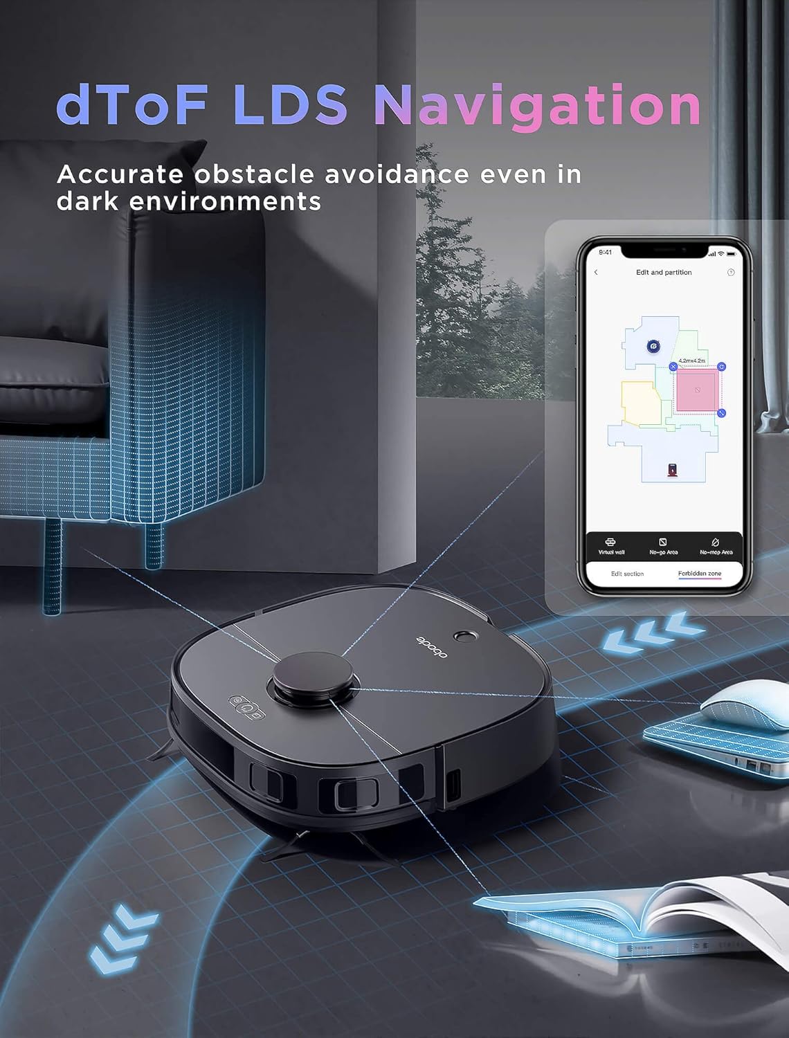 OBODE P8 d-ToF LDS Navigation