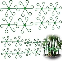 Virmoek 16PCS Reusable Plant Stem Supports - 4 Sizes for Monstera, Climbing Indoor Plants & Stabilizers