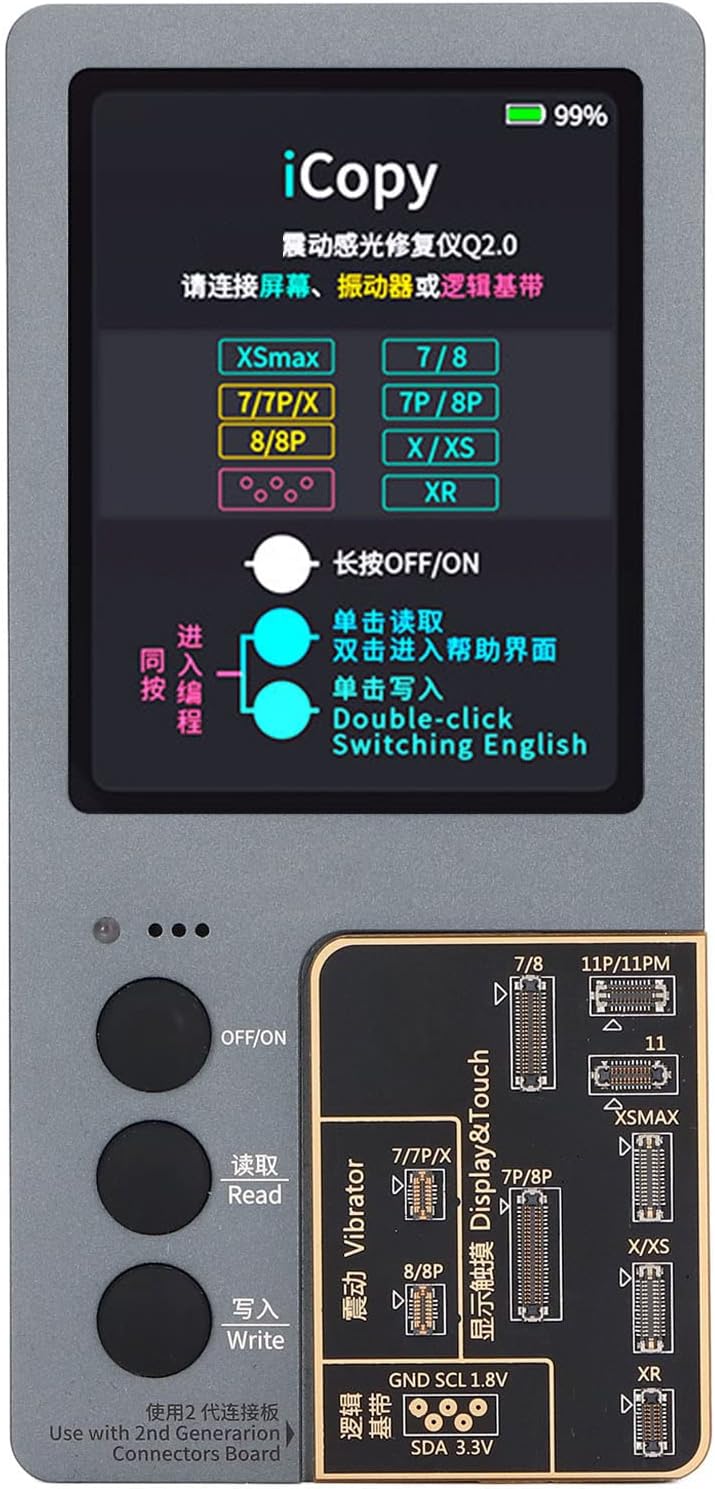 ICopy Plus 2.2, Wide Compatibility Battery Testing Phone Screen Repair Tool for Maintenance